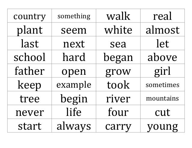 flashcards for 3rd graders