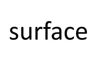 surface

 