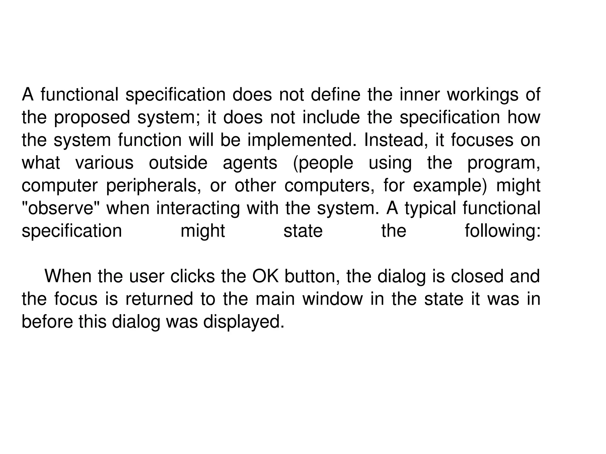 Functional specification | PPT