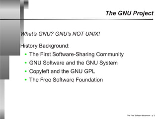 The Free Software Movement | PDF | Operating Systems | Computer ...
