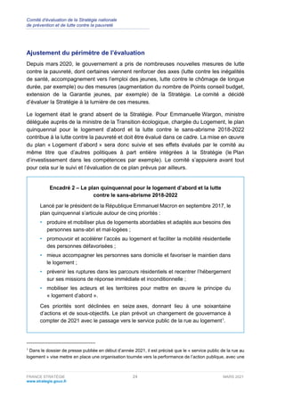 Partie 1
État d’avancement de la mise en œuvre de la Stratégie
FRANCE STRATÉGIE 29 MARS 2021
www.strategie.gouv.fr
SANTÉ
2...