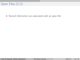 File System Interface | PDF