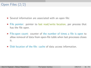 File System Interface | PDF