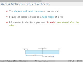 File System Interface | PDF