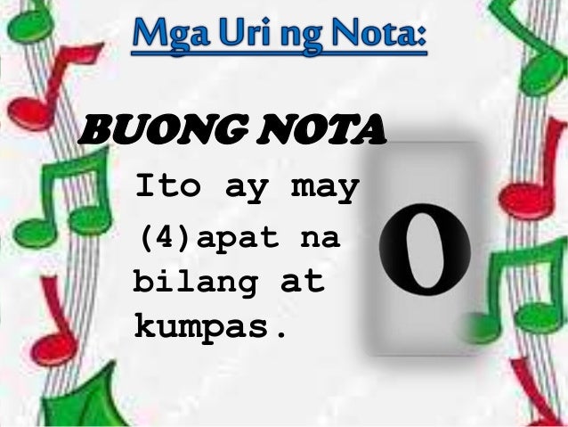 Bilang Ng Kumpas Sa Bawat Nota | sibawate