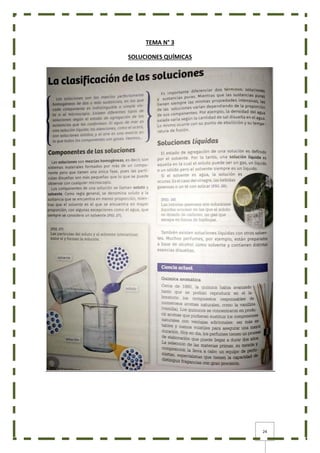 24
TEMA N° 3
SOLUCIONES QUÍMICAS
 