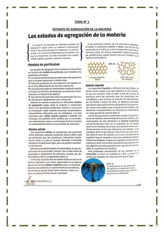 TEMA N° 1
ESTADOS DE AGREGACIÓN DE LA MATERIA
 