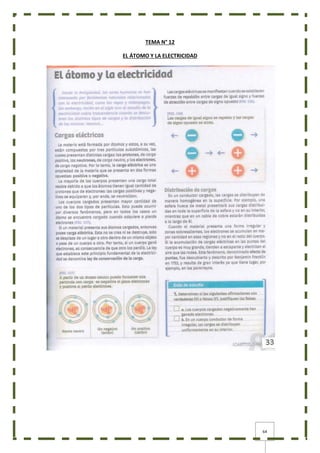 64
TEMA N° 12
EL ÁTOMO Y LA ELECTRICIDAD
 