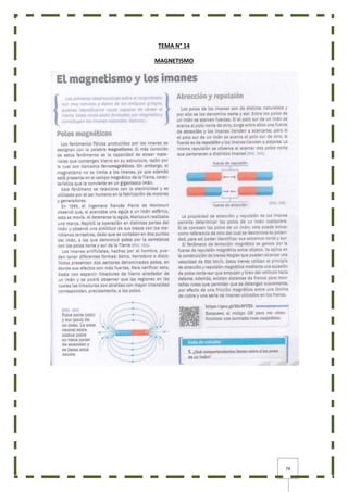 74
TEMA N° 14
MAGNETISMO
 
