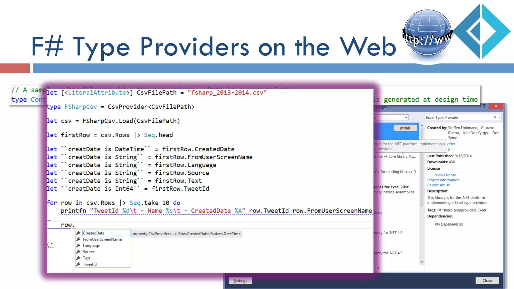 F# Type Providers on the Web
 