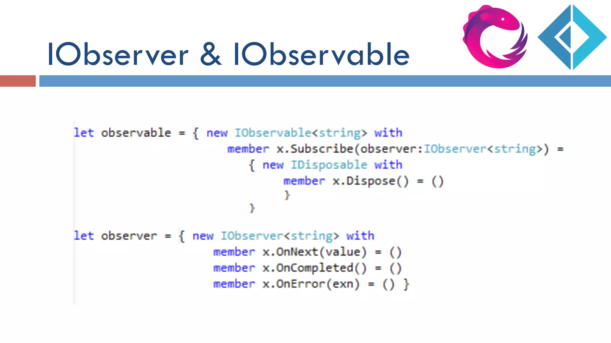 IObserver & IObservable
 