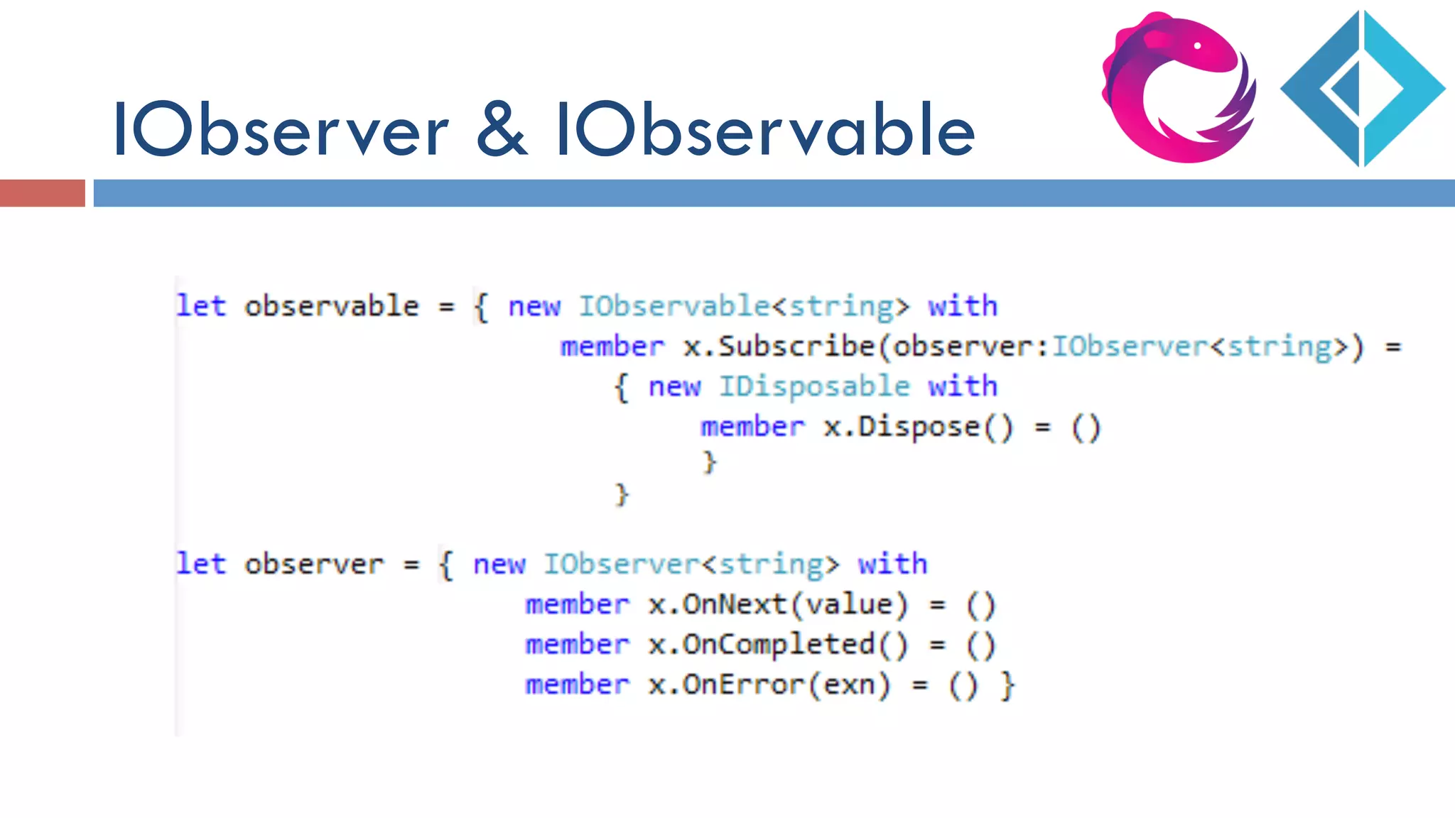 IObserver & IObservable
 
