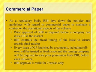 Money Market and Instruments | PPTX