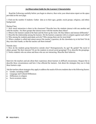 Field Study Observation Key fs 1.docx