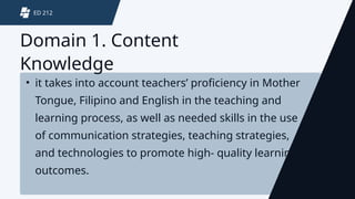 FS 1 - Content Knowledge and Pedagogy - Group 1 PPT.pptx