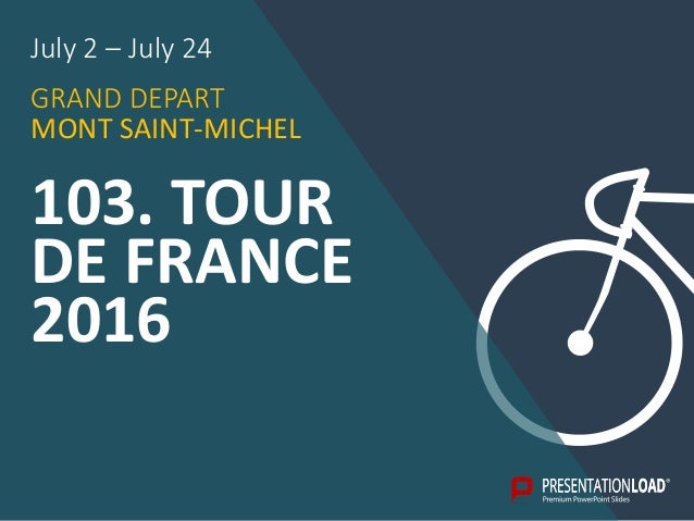 free powerpoint template tour de france 2016