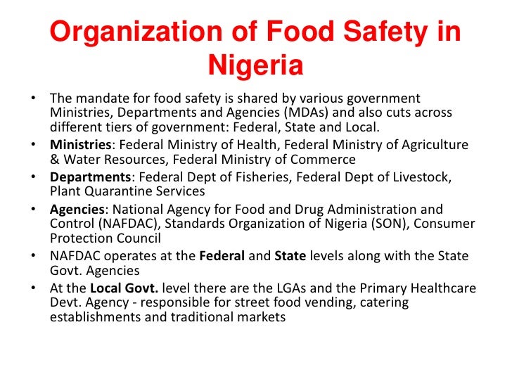 Food Safety Nigeria