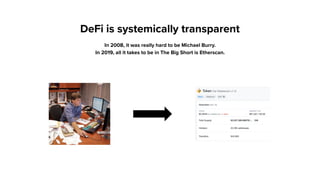 "Decentralized Finance (DeFi)" by Brendan Forster, Dharma | Fluidity 2019