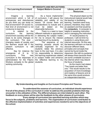 FS4 Exploring the curriculum | DOCX