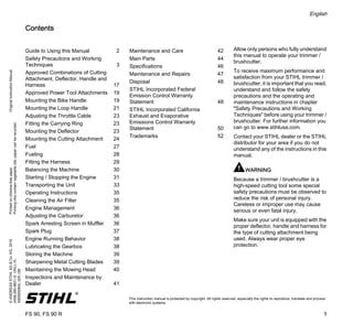 Comprehensive Safety and Operation Manual for STIHL FS 90 Trimmer ...
