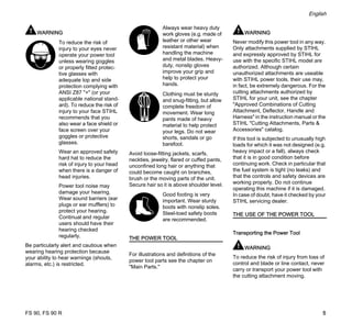 Comprehensive Safety and Operation Manual for STIHL FS 90 Trimmer ...