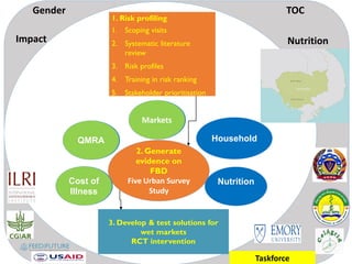Food safety and antimicrobial resistance research:  a One Health perspective