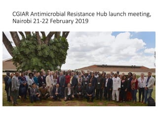 Food safety and antimicrobial resistance research:  a One Health perspective