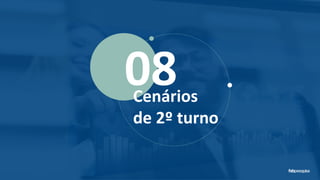 08Cenários
de 2º turno
 