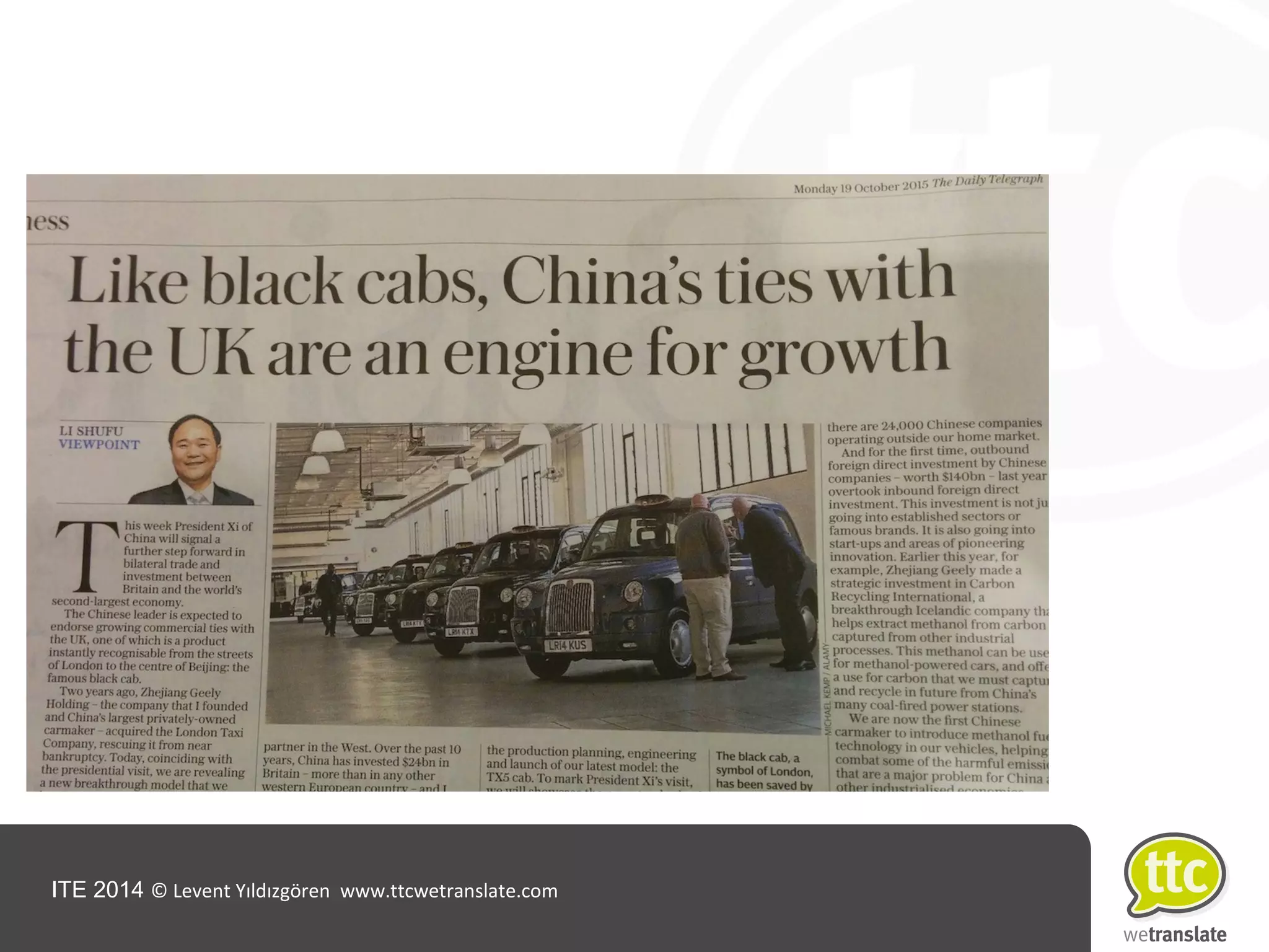 ITE 2014 © Levent Yıldızgören www.ttcwetranslate.com
 