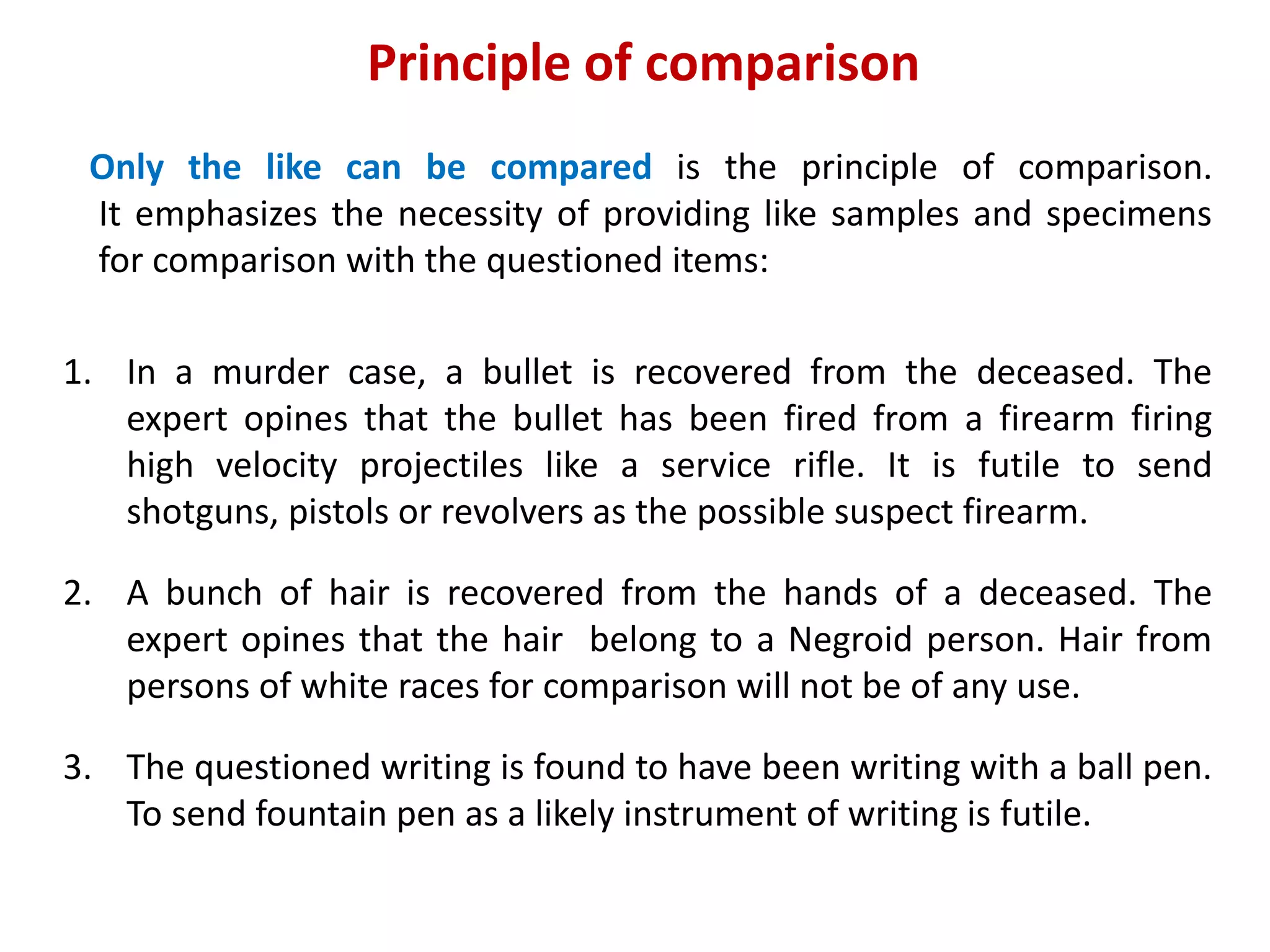 Comparison Forensics Definition t-2 Basics of Forensic Science.pptx
