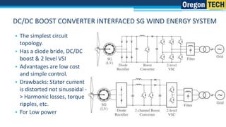 Distorted Bride Full-scale converter for synchronous wind turbine generators | PPTX