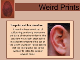 Forensics ch 4 notes