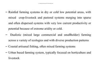 Unsettle Farming System Example Evolution and Innovations in Farming Systems Approach for Sustainable ...