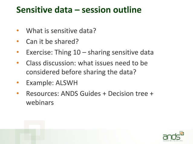 FSCI Sharing sensitive data | PPTX