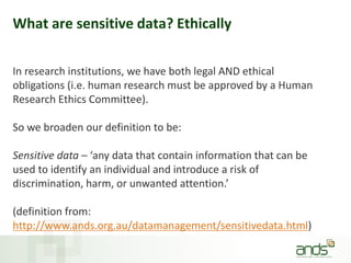 FSCI Sharing sensitive data | PPTX