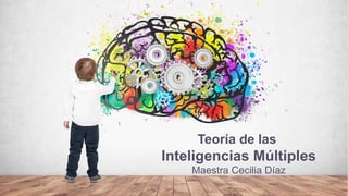 Teoría de las
Inteligencias Múltiples
Maestra Cecilia Díaz
 