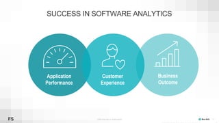 ©2008–19 New Relic, Inc. All rights reserved
SUCCESS IN SOFTWARE ANALYTICS
Application
Performance
Customer
Experience
Business
Outcome
41
 