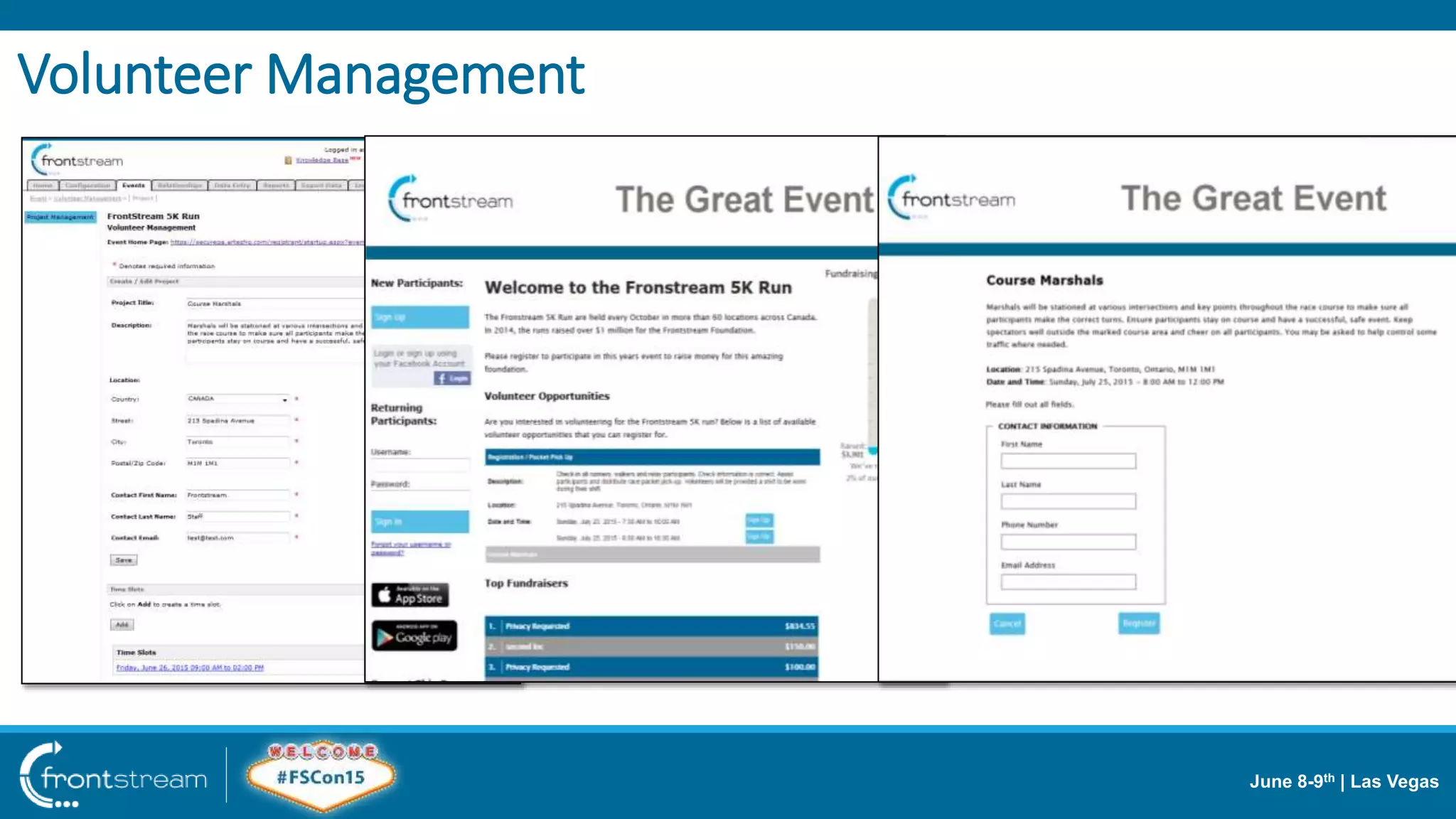 June 8-9th | Las Vegas
Volunteer Management
 