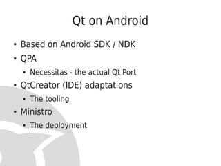 Necessitas - Qt on Android - from FSCONS 2011