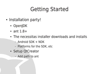 Necessitas - Qt on Android - from FSCONS 2011