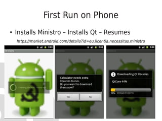 Necessitas - Qt on Android - from FSCONS 2011