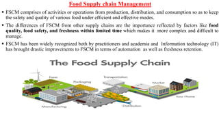 FOOD SUPPLY CHAIN - RISK MANAGEMENT | PPTX