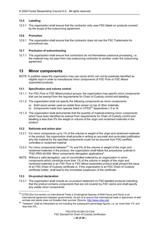 Fsc std 40_004_v2_0_en_standard_for_co_c_certification_2008_01regole ...