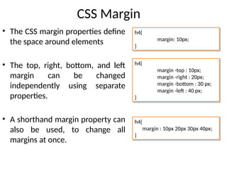 Full Stack Development-CSS((Introduction to CSS) | PPTX