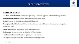full stack web development presentation, | PPTX