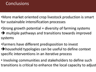 Assessing options for crop-livestock intensification in semi-arid Southern Zimbabwe: household typologies and community visions
