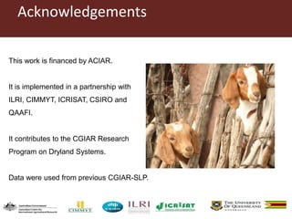 Assessing options for crop-livestock intensification in semi-arid Southern Zimbabwe: household typologies and community visions