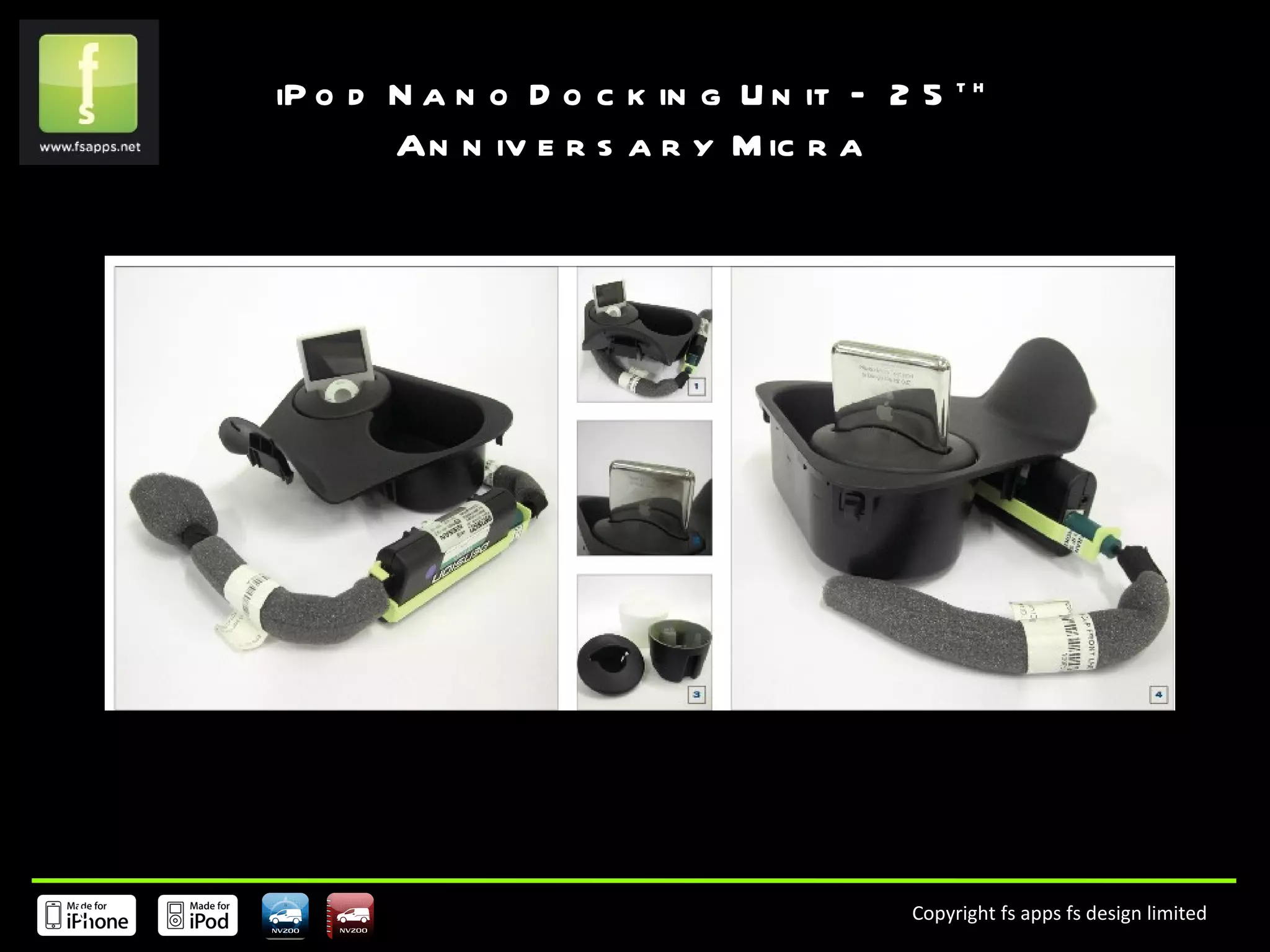 iPod Nano Docking Unit – 25 th  Anniversary Micra 