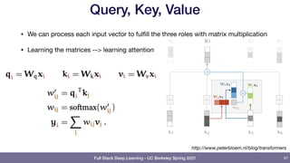 Lecture 4: Transformers (Full Stack Deep Learning - Spring 2021) | PDF