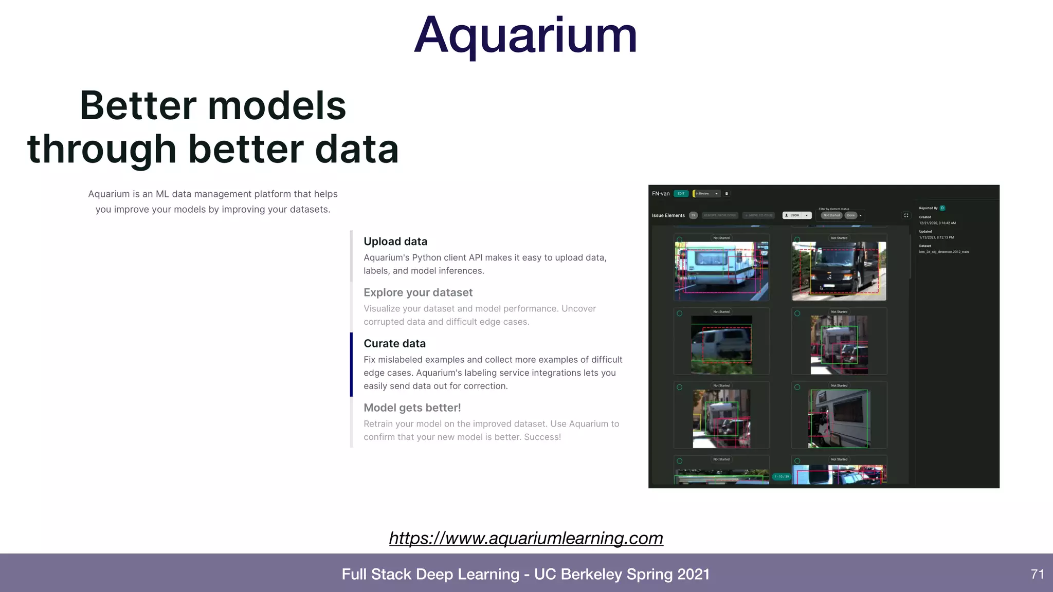 Lecture 8: Data Management (Full Stack Deep Learning - Spring 2021) | PDF